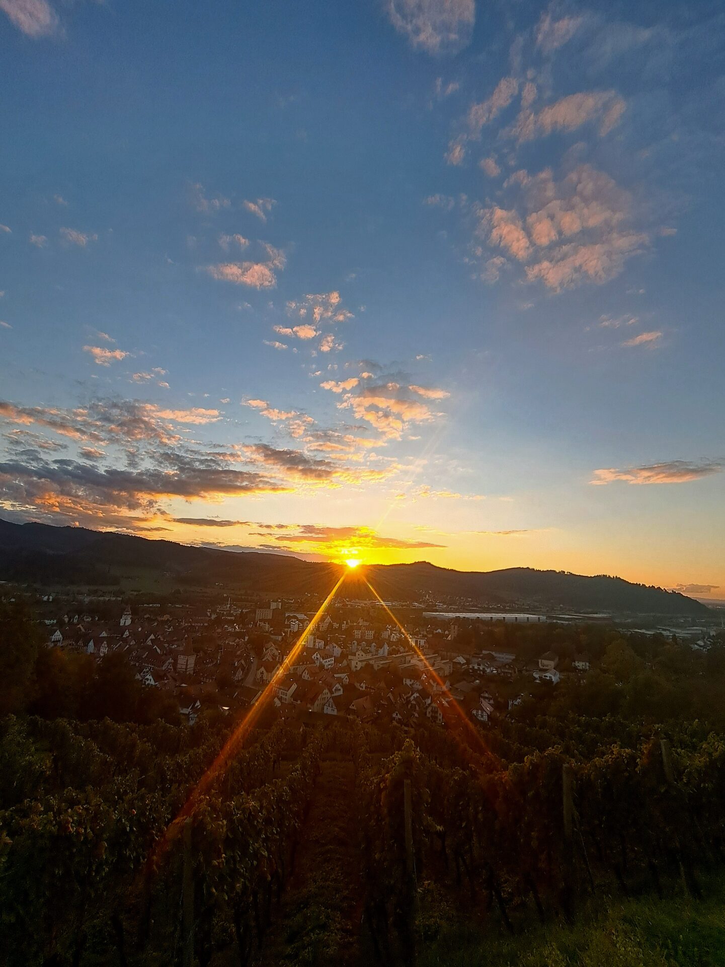 Sonnenuntergang Offenburg